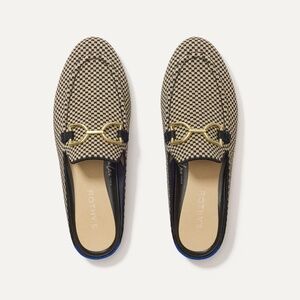 Rothy's The Double Bit Loafer Mule - Classic Micro Check Size 6.5